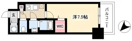エスリード新栄プライム【6階】の間取り