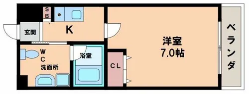 エクセル杭全【4階】の間取り
