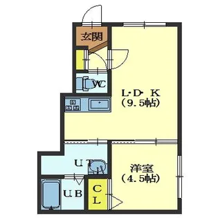プルメリ【102号室】の間取り
