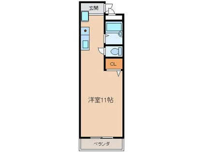メゾン小牧(中央)【3階】の間取り