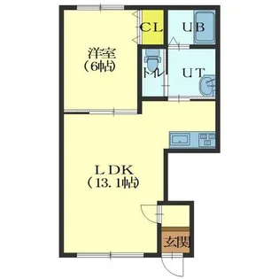 ビラミカエルNo.13【102号室】の間取り