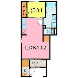 ヒカルサ刈谷東境町【1階】の間取り