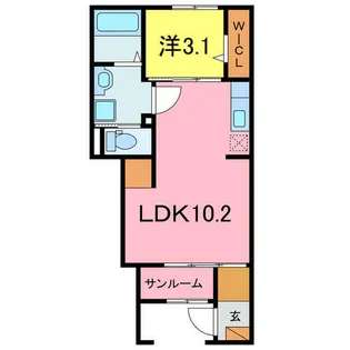 ヒカルサ刈谷東境町【1階】の間取り