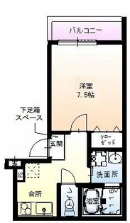 フジパレス針中野Ⅵ番館【1階】の間取り