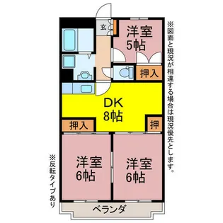 リバーサイドレジデンス【1階】の間取り