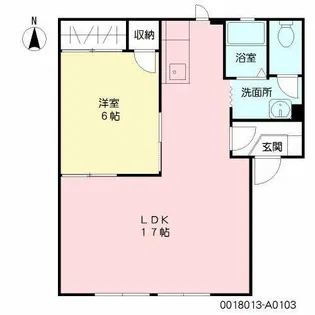 ラ・フォーレ櫛原 A棟【1階】の間取り