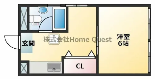 ヨシキコーポラス【5階】の間取り