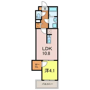 愛知県知立市宝1丁目【アパート】の間取り