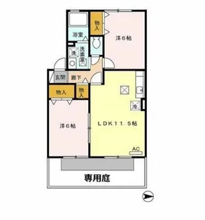 グランドメゾン【1階】の間取り