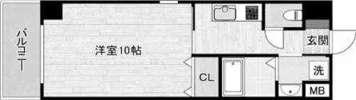 フォレスト片野【4階】の間取り
