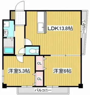 シグナス【9階】の間取り