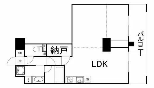 ビエラコート内久宝寺【10階】の間取り