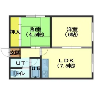 グランドールワノ【301号室】の間取り