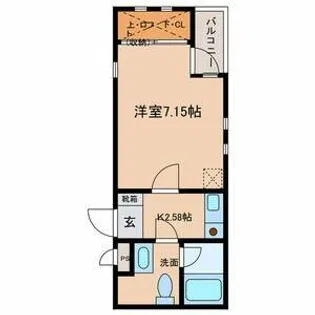 アムール青柳【1階】の間取り