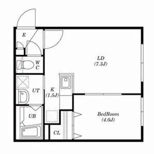 TSUBAKI SQUARE静修学園前【3階】の間取り