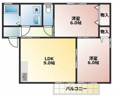フォレストコート【201号室】の間取り