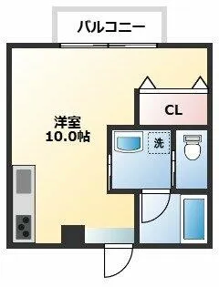 LE GIOIE豊山【2階】の間取り