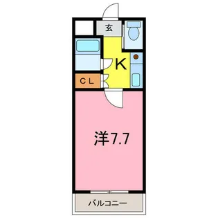 カーサビアンカ【3階】の間取り