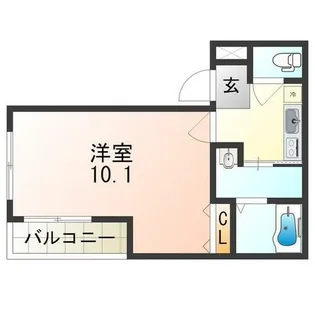 フジパレス西本町北通1番館【2階】の間取り