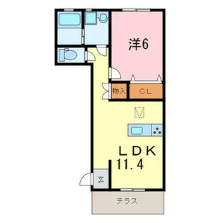 S&E Ⅰ【1階】の間取り