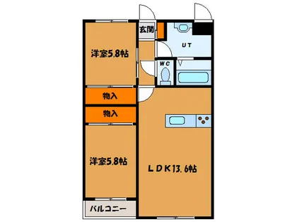 メゾン・ド・キャルム【302号室】の間取り