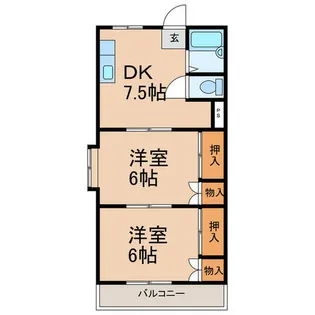メゾンオオワキ【3階】の間取り