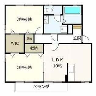 グランドゥールスード A棟【1階】の間取り