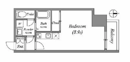 プライムアーバン松屋町【6階】の間取り