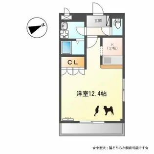 コンフォースⅢ【1階】の間取り