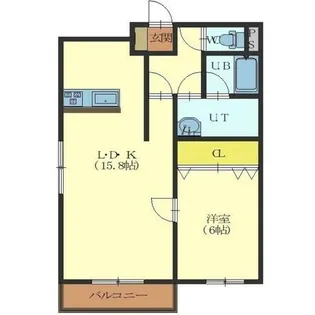 マーレカーサ【2階】の間取り