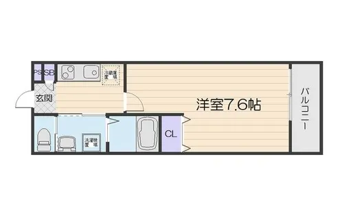 大阪府門真市石原町【アパート】の間取り
