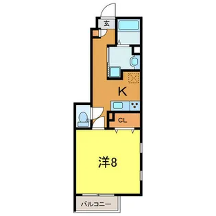 愛知県高浜市神明町8丁目【アパート】の間取り