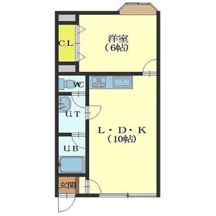 ラ・メゾンフローラルⅠ【2階】の間取り