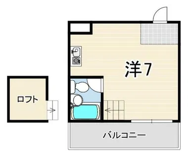 リアライズ塩屋【5階】の間取り