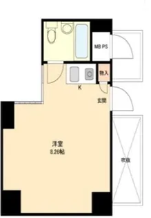 グランドメゾン西心斎橋【705号室】の間取り