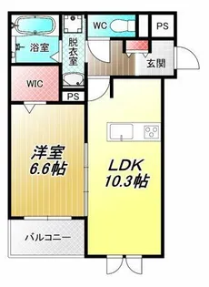 パイン山城【3階】の間取り