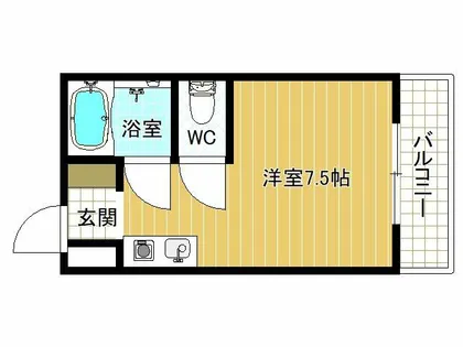マルディアス南古市【1階】の間取り