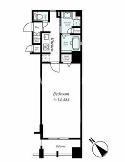 サヴォイ ジ・アトリウム【3階】の間取り