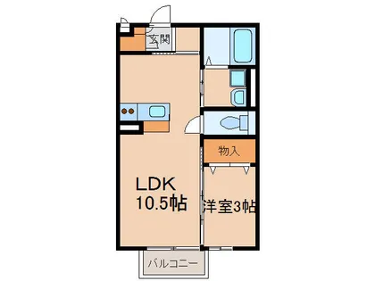 メゾンドール【2階】の間取り
