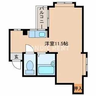 ピア鳥飼Ⅱ【3階】の間取り