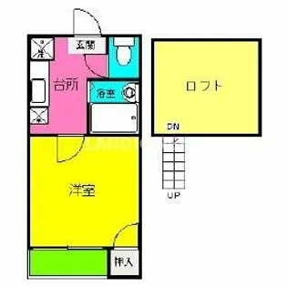 グレイス竹下【1階】の間取り