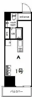 SK TOWER心斎橋EAST【5階】の間取り