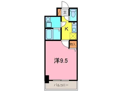 双樹マンション【404号室】の間取り