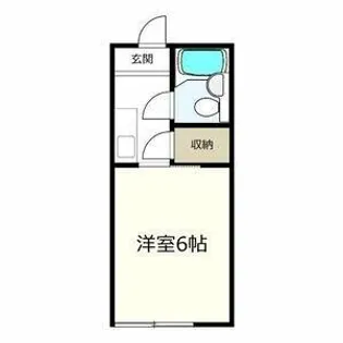 マンション宮西【1階】の間取り