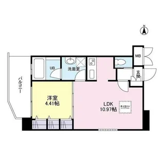 レジディア新大阪Ⅱ【5階】の間取り