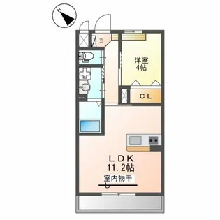 ヴィバーチェ【2階】の間取り