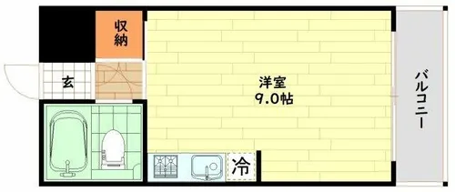FM Nakazaki Ⅱ(旧Collection中崎Ⅱ)【10階】の間取り