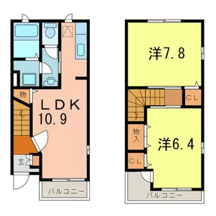 プリマヴェーラ【1階】の間取り