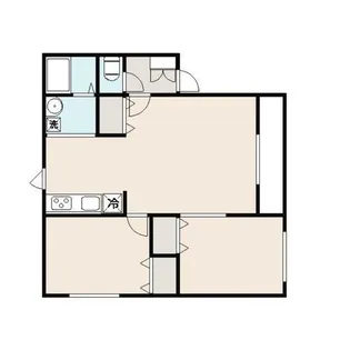 ウィル石山【1階】の間取り