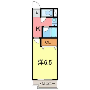 マンション桜井【2階】の間取り